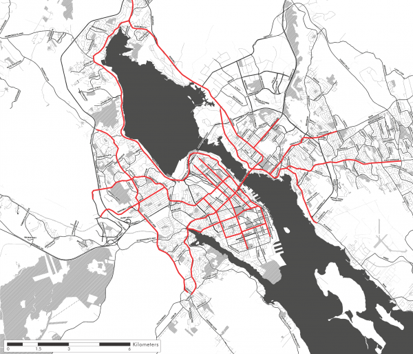 Corridors Map - small