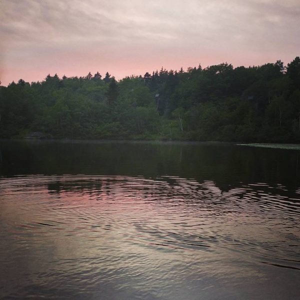 Sunset at Lilly Lake in Rockwood Park