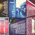 7. MEANINGFUL STREET ART - Street art has long been accepted as a way to beautify blank surfaces, and promote civic pride. When done in a meaningful manner, it also provokes thought, and rewards those who move about the city at a slower pace. The “Main Street Trail” project – initiated by a group of poets in Vancouver’s Mount Pleasant – had our family scouring the length of Main Street (by foot and bicycle) for weeks that summer, in search of the newest poem.