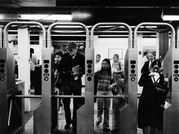 NYC Subway turnstiles 86th St
