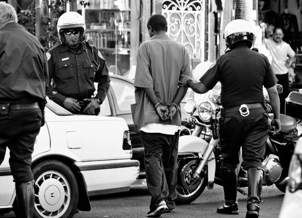 police black arrest