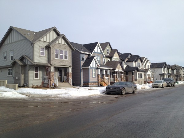 Suburban Street in Southwest Edmonton