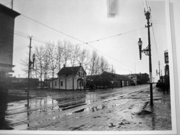 Corner of 102A ave and 97street. Courtesy of Edmonton Archives.