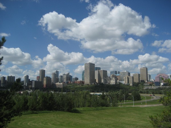 Edmonton Skyline from Connors Road. Photo Credit: P Giang