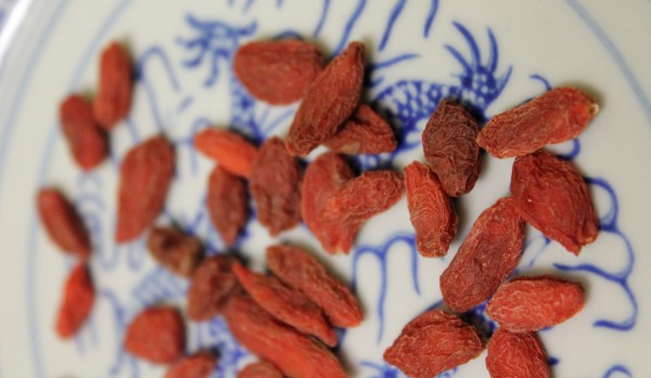 Dried goji berries. Photo credit: Kathryn Lennon.