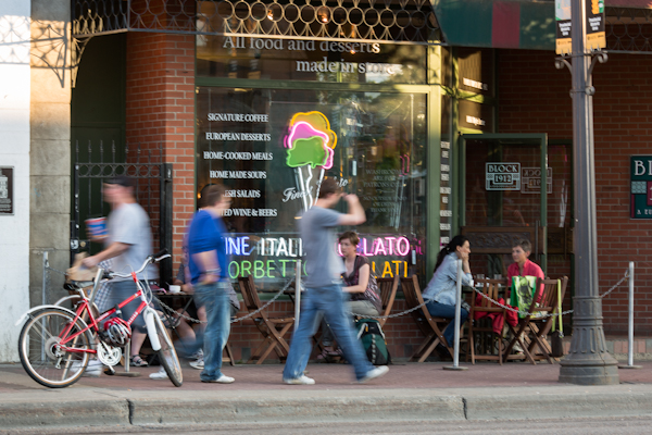 Block 1912 on Whyte Avenue. Photo by Tom Young.