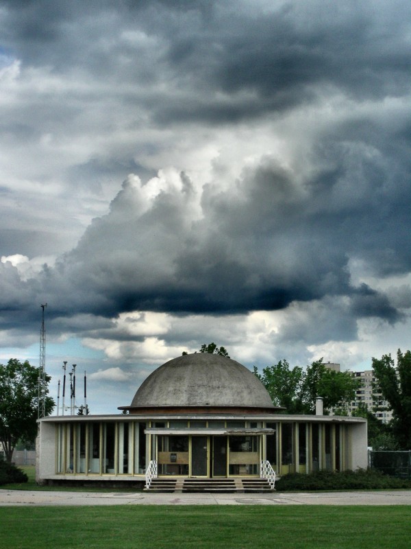 Edmonton Planetarium, 1959. Photo by flickr user striatic, CC BY 2.0.