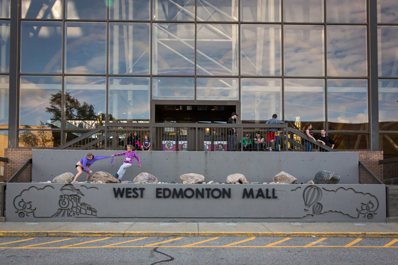 The West Edmonton Mall has the worlds largest parking lot with