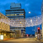 11. INVENTIVE PLACEMAKING – In addition to public art, there are many other small, low-cost things a city can do in order to make their streets more people-friendly. These overhead lights – for example – photographed in the Britomart precinct, are a great illustration (although they must do something about that desolate space below it). We saw many similar examples during our travels, from portable, outdoor reading rooms fabricated with shipping containers in the Wynyard Quarter, to a collection of bean bag chairs that were put out in the Te Ara Tāhuhu public square every morning (and then locked away at night). The skies – or at very least, our imaginations – really are the limit.