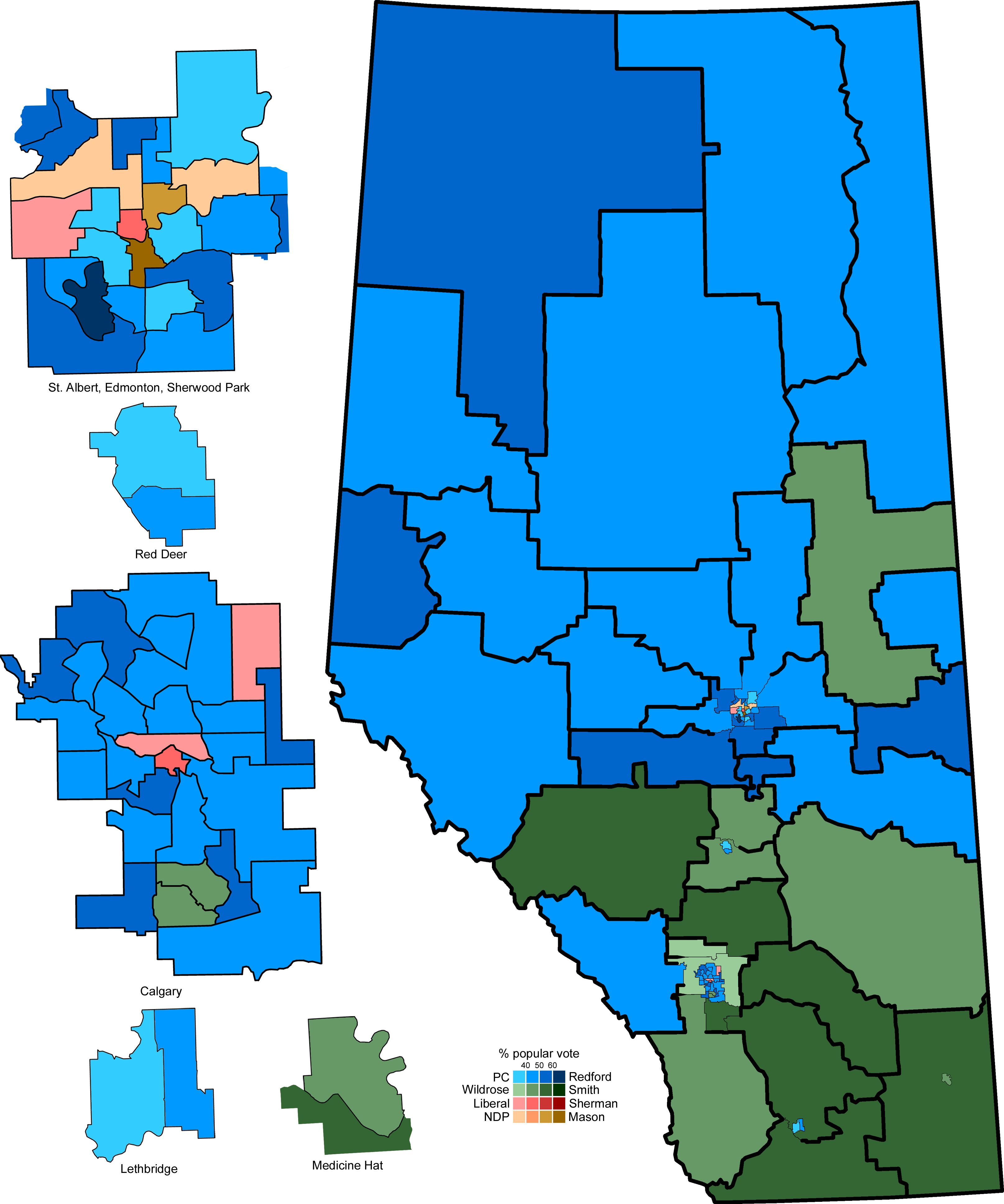 Alberta's urban vote breaches the Conservative fortress Spacing
