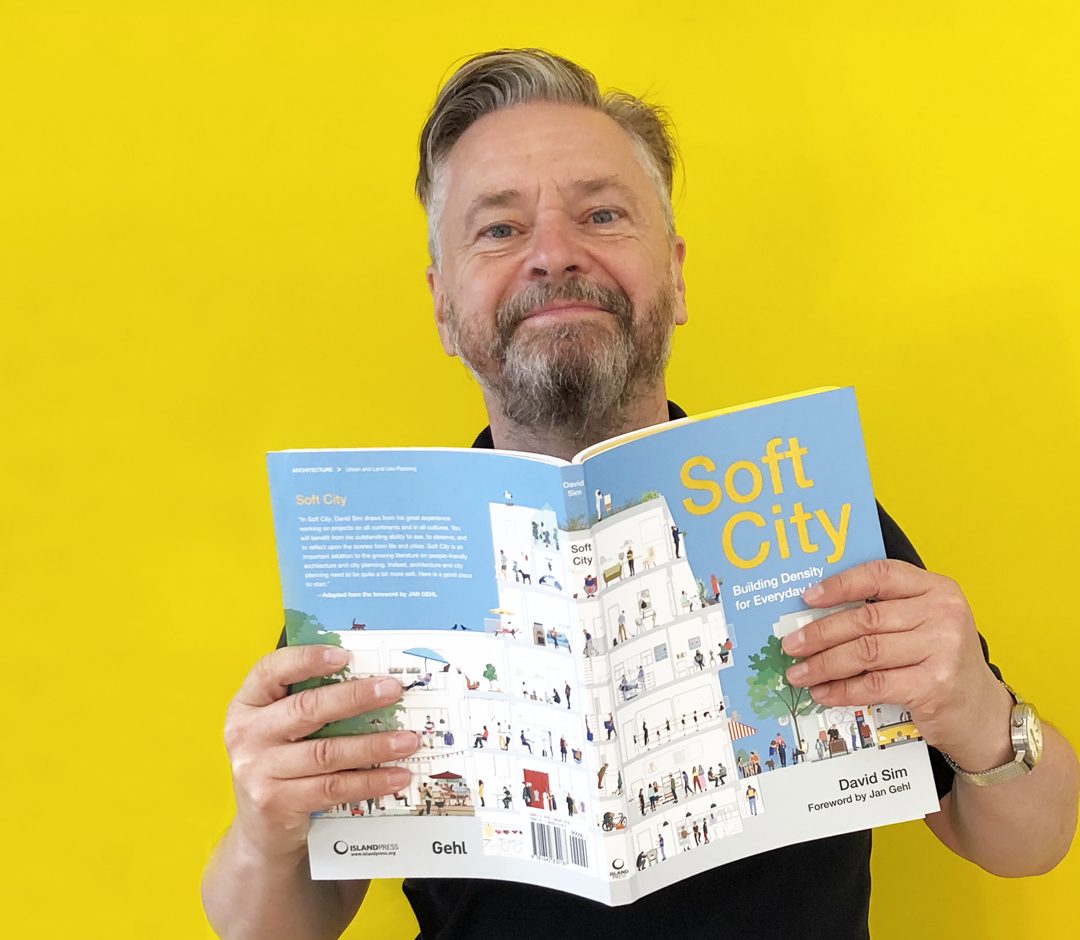 David Sim and his book, Soft City