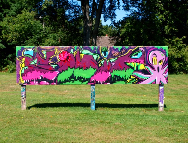 Urban Art – At the skateboard park along the northside trail
