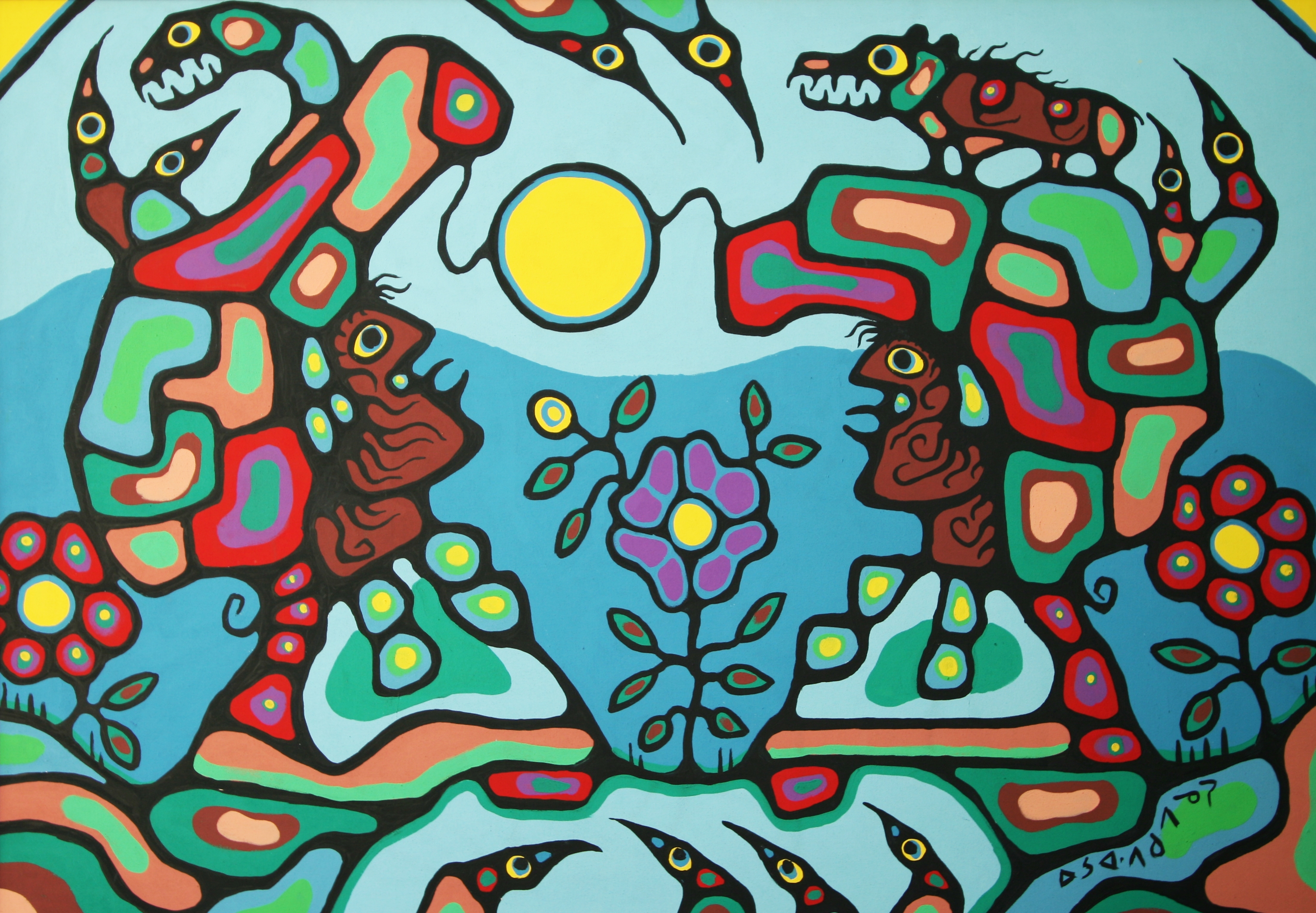 Looking to Norval Morrisseau's art to indigenize Canadian city planning