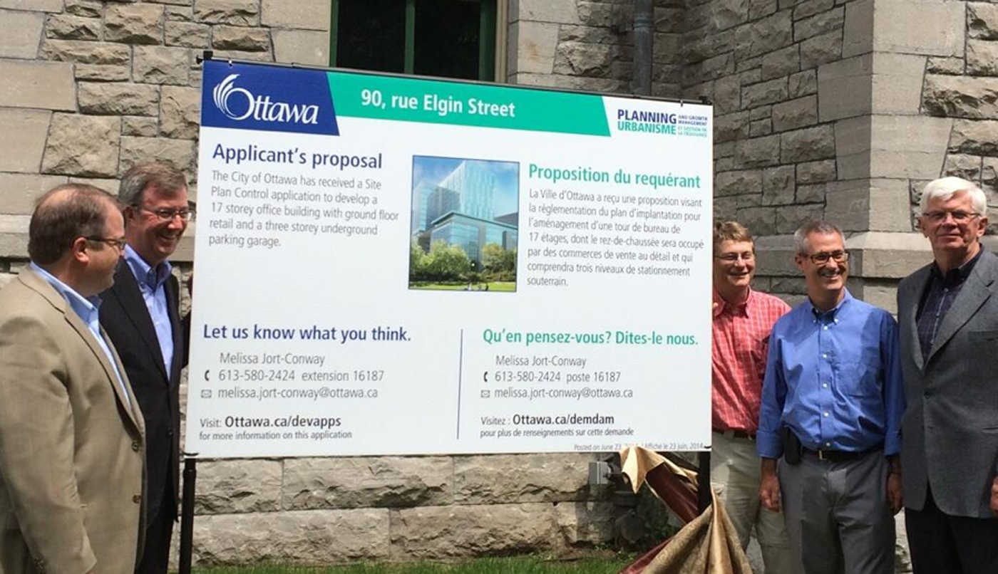MESLIN Ottawa unveils new design for development signs Spacing National Spacing National