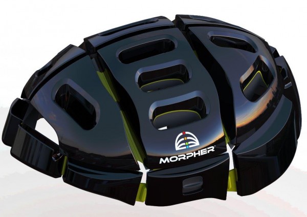 Morpher folding helmet