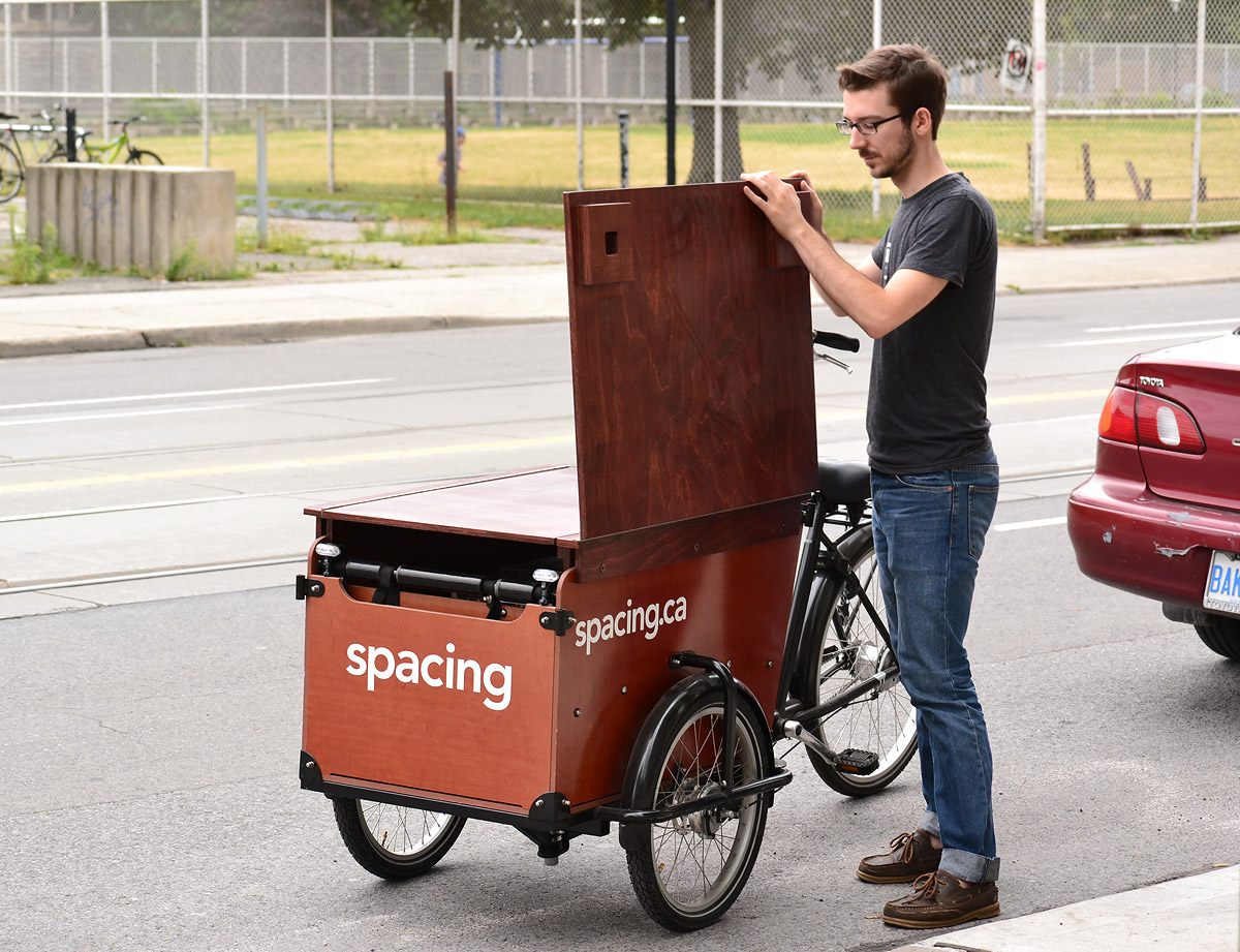 The Spacing Bike our new mobile store on three wheels Spacing