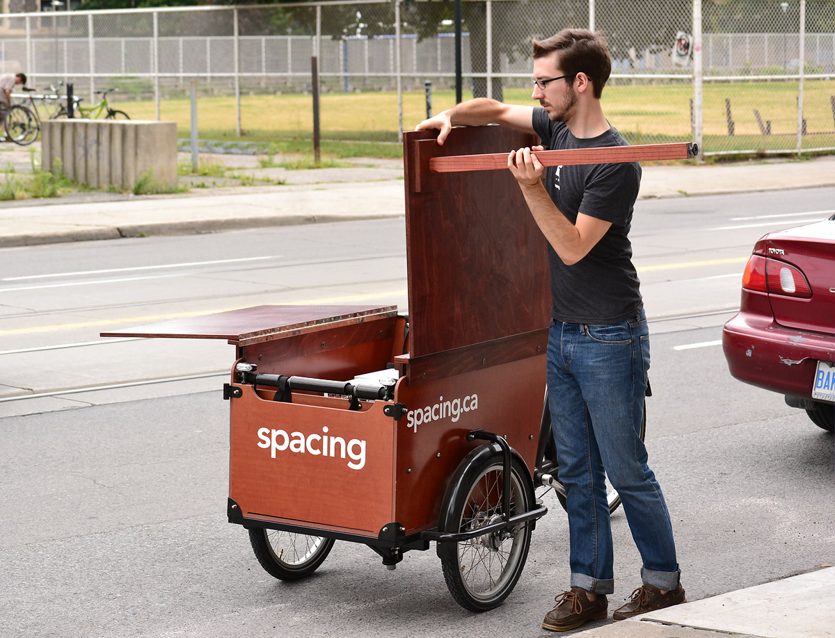 The Spacing Bike our new mobile store on three wheels Spacing