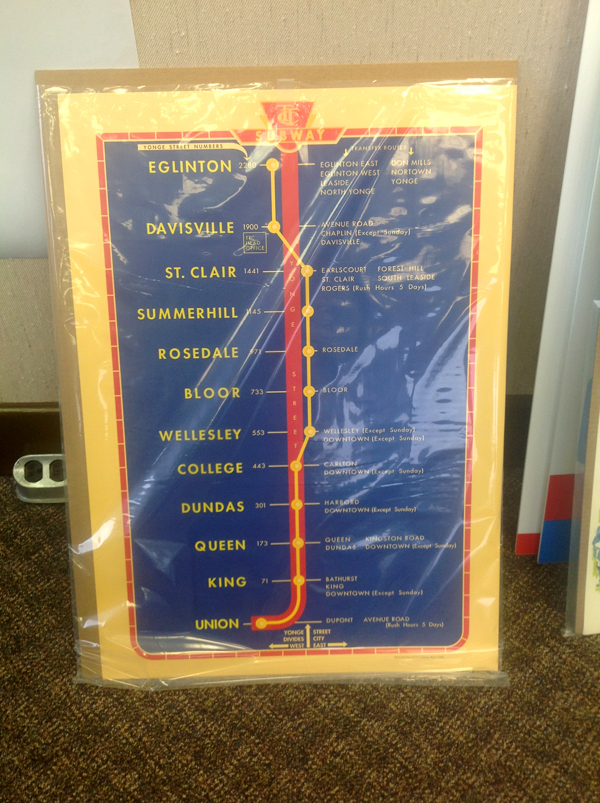 Ttc Subway Map Poster Ttc Launches Sale Of Vintage Posters! - Spacing Toronto