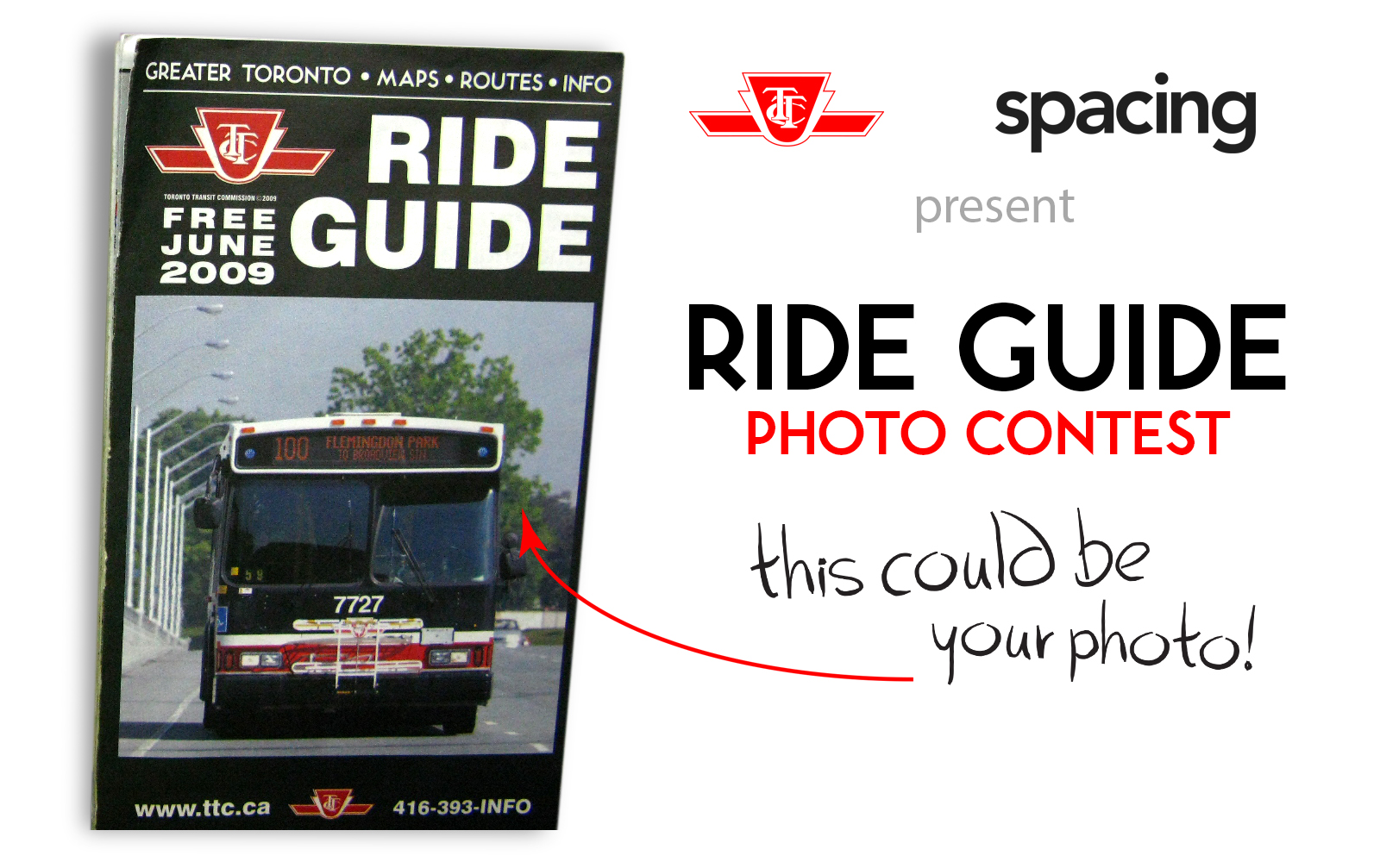 Spacing and TTC launch photo contest for Ride Guide Spacing Toronto