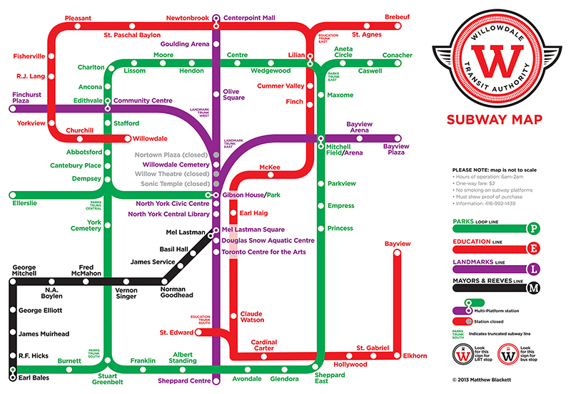 Willowdale TA map NEW