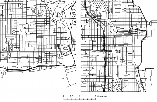 chicago street grid map