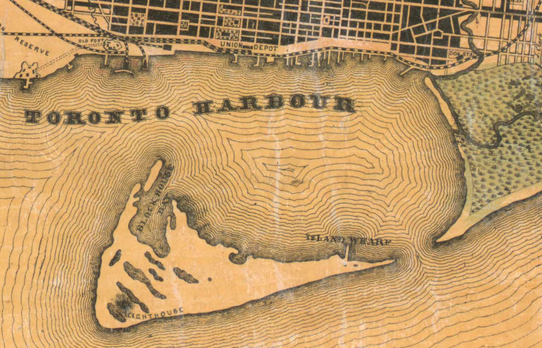 Toronto Island, 1860
