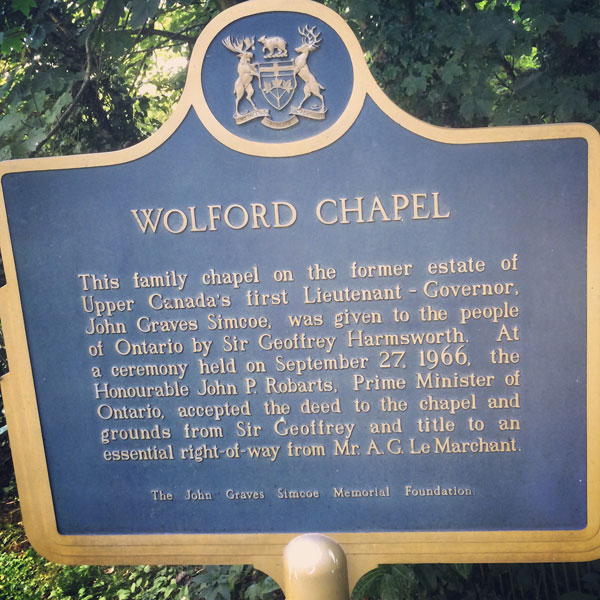 WolfordChapel-Plaque