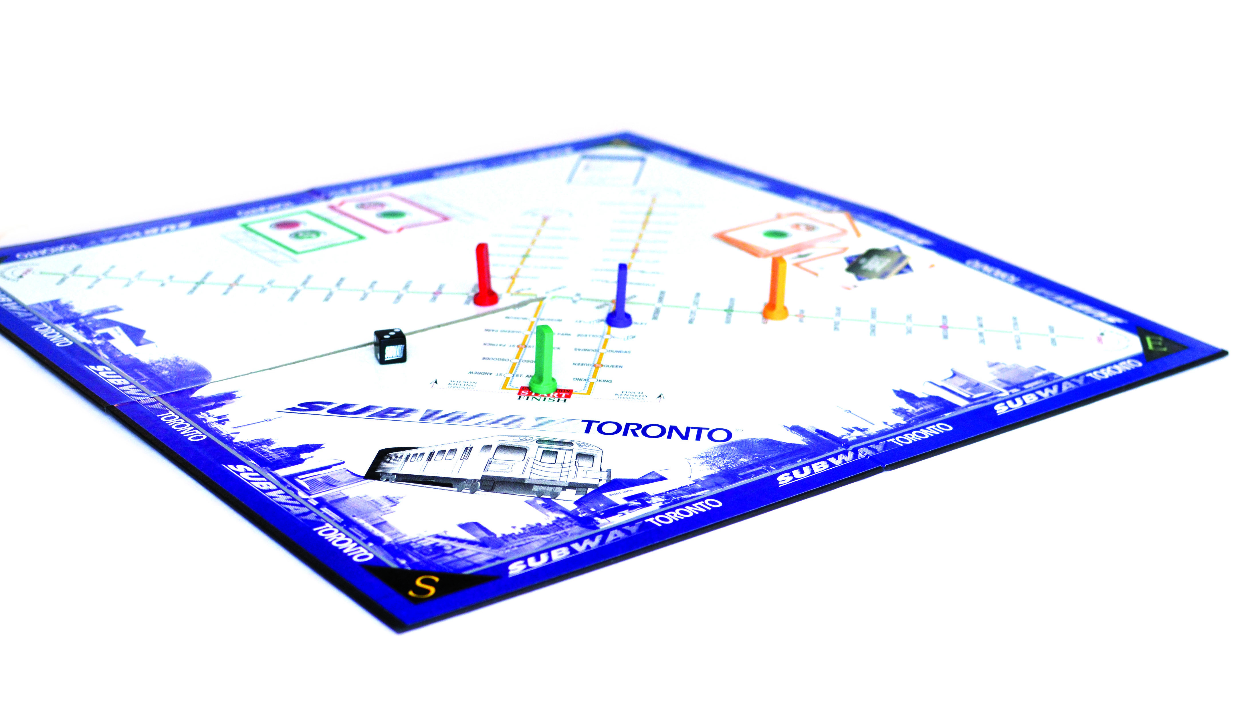 Playing underground a retro board game about the Toronto subway Spacing Toronto Spacing Toronto