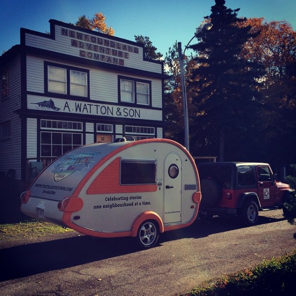 The Storymobile in Pasadena, Newfoundland