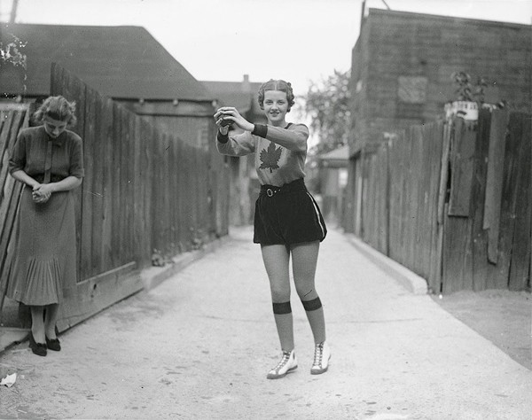 Billie Hallam, 1937 (via the Toronto Archives)