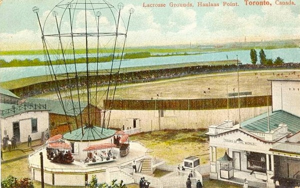 Hanlan’s Point Stadium, 1905-1910 (via Wikipedia)