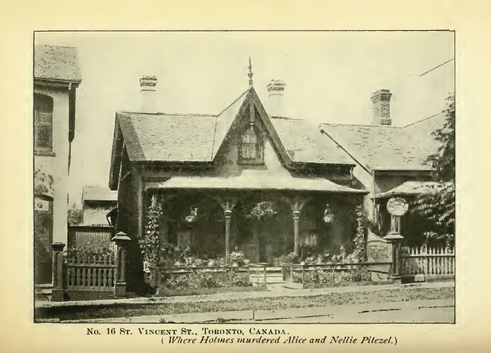 The house at 16 St. Vincent St. as it appeared in 1895.