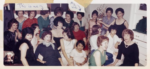Unknown American, Large Group in Living Room, Chromogenic Print 8.8 x 19 cm, 1963. Collection of the Art Gallery of Ontario. Purchase, 2015. 2014/915. © Art Gallery of Ontario.