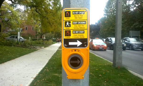 Pedestrian button