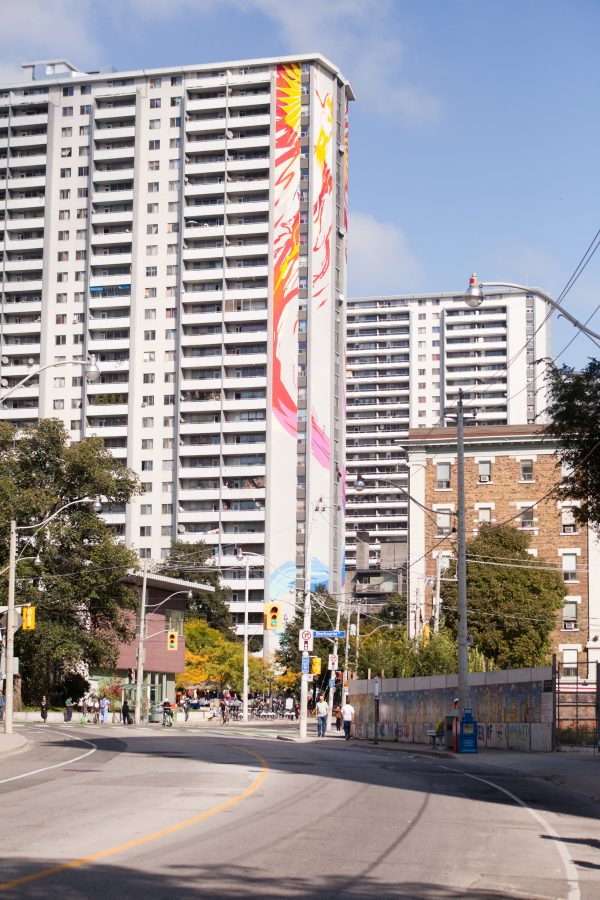 The World's Tallest Mural, by , 2013. Photo by Diego Rojas.