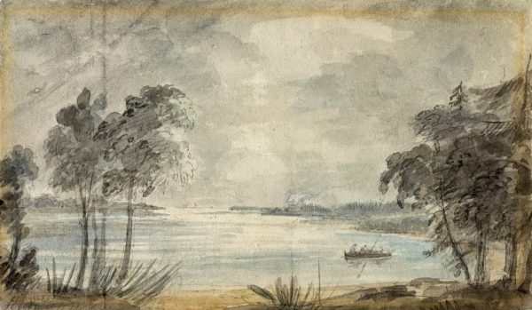 Toronto Bay, 1793 by Elizabeth Simcoe 