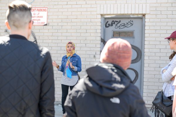 I encounter many who aren’t sure how to extend their solidarity beyond those moments of tragedy. This is what inspired me to organize a Jane’s Walk around my neighbourhood of Bloor West Village.