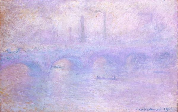 Monet - Waterloo Bridge. Effect of Fog