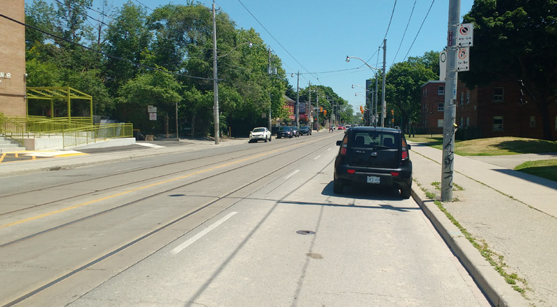 Gerrard St. between Parliament and River