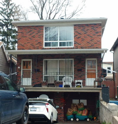 House with two front doors