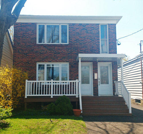 House with two front doors