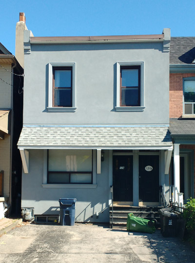 House with two front doors