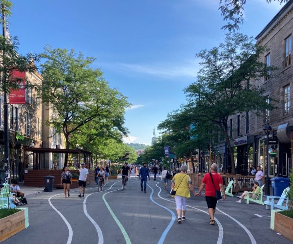 Pedestrianized street