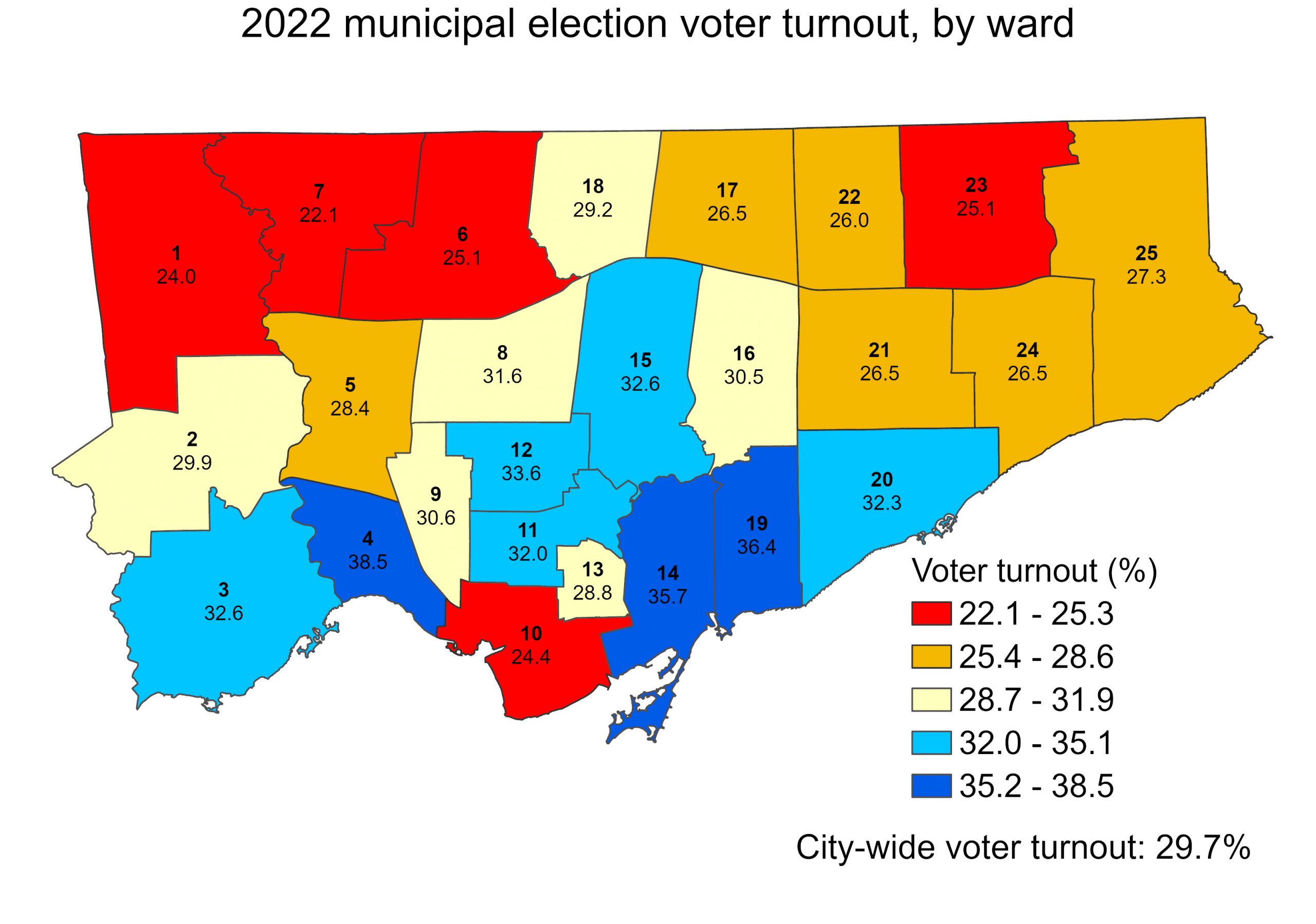 Election Voter Turnout In 2022 Spacing Toronto Spacing Toronto 6630