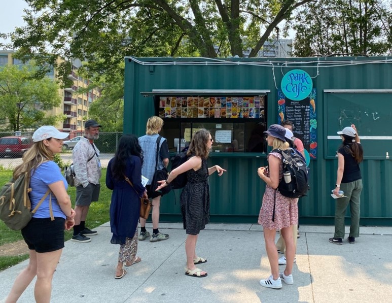 The Park Café, a community micro-enterprise in one of Toronto’s most diverse neighbourhoods.