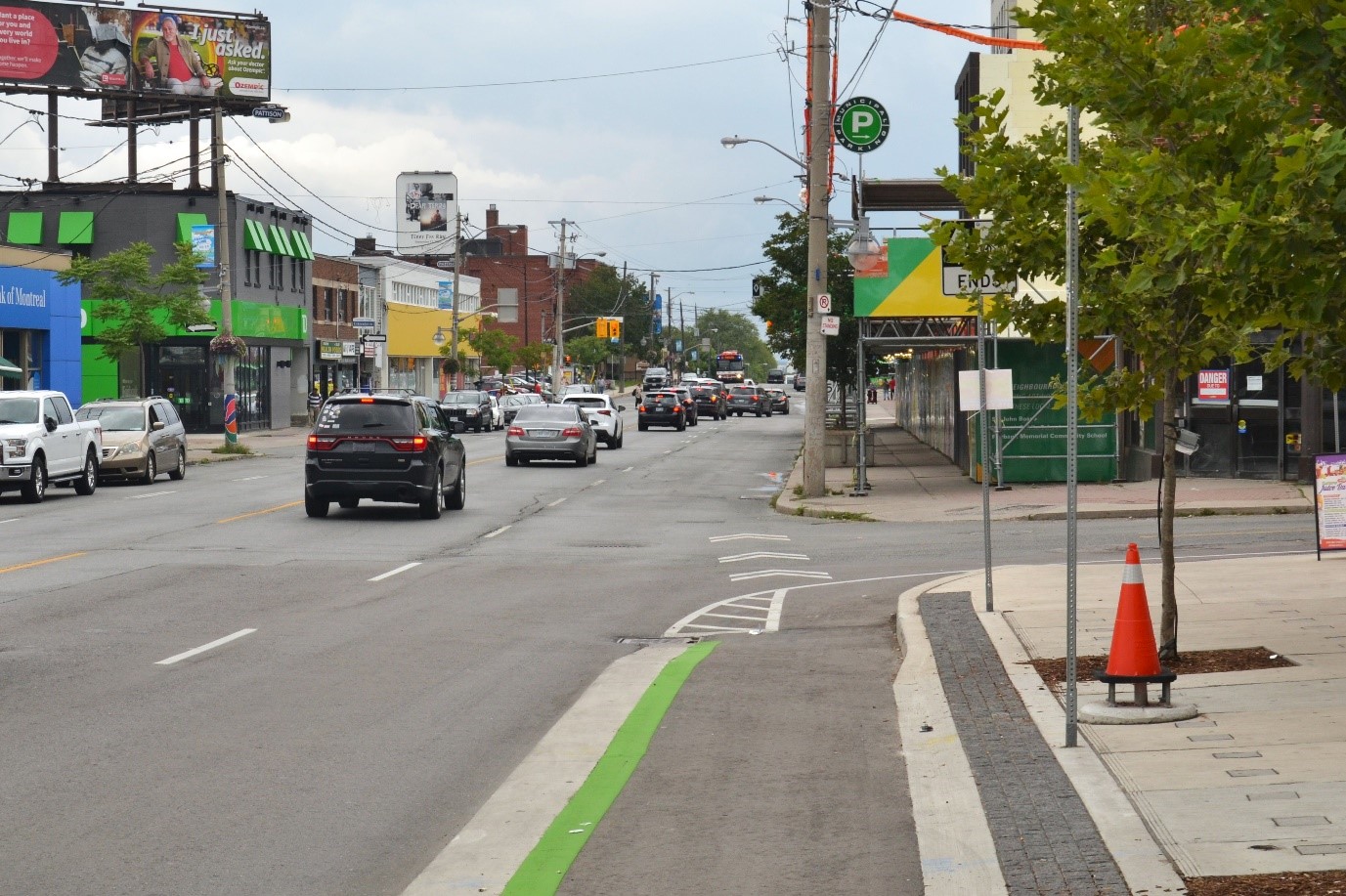 The Eglinton Crosstown project includes bike lanes, but execution has been patchy due to problems in institutional coordination.