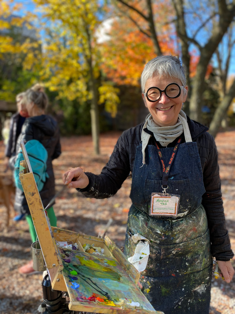 The Ontario government spent $2 million on advertising to build support for its proposal to privatize Ontario Place. Despite this, protesters have held demonstrations every weekend since Fall 2023 against the mega-spa, including artist Monica Tap who joined numerous “paint-ins” to capture the beauty of the mature forest on the West Island.