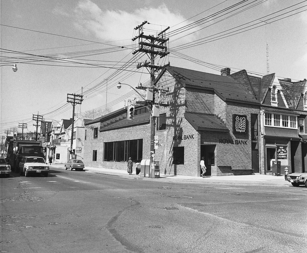 New Royal Bank branch, 648 Spadina, 1979