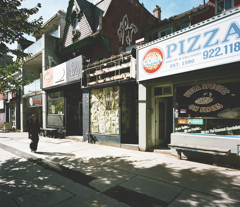 Sidewalk view of 650-656 Spadina, 2024