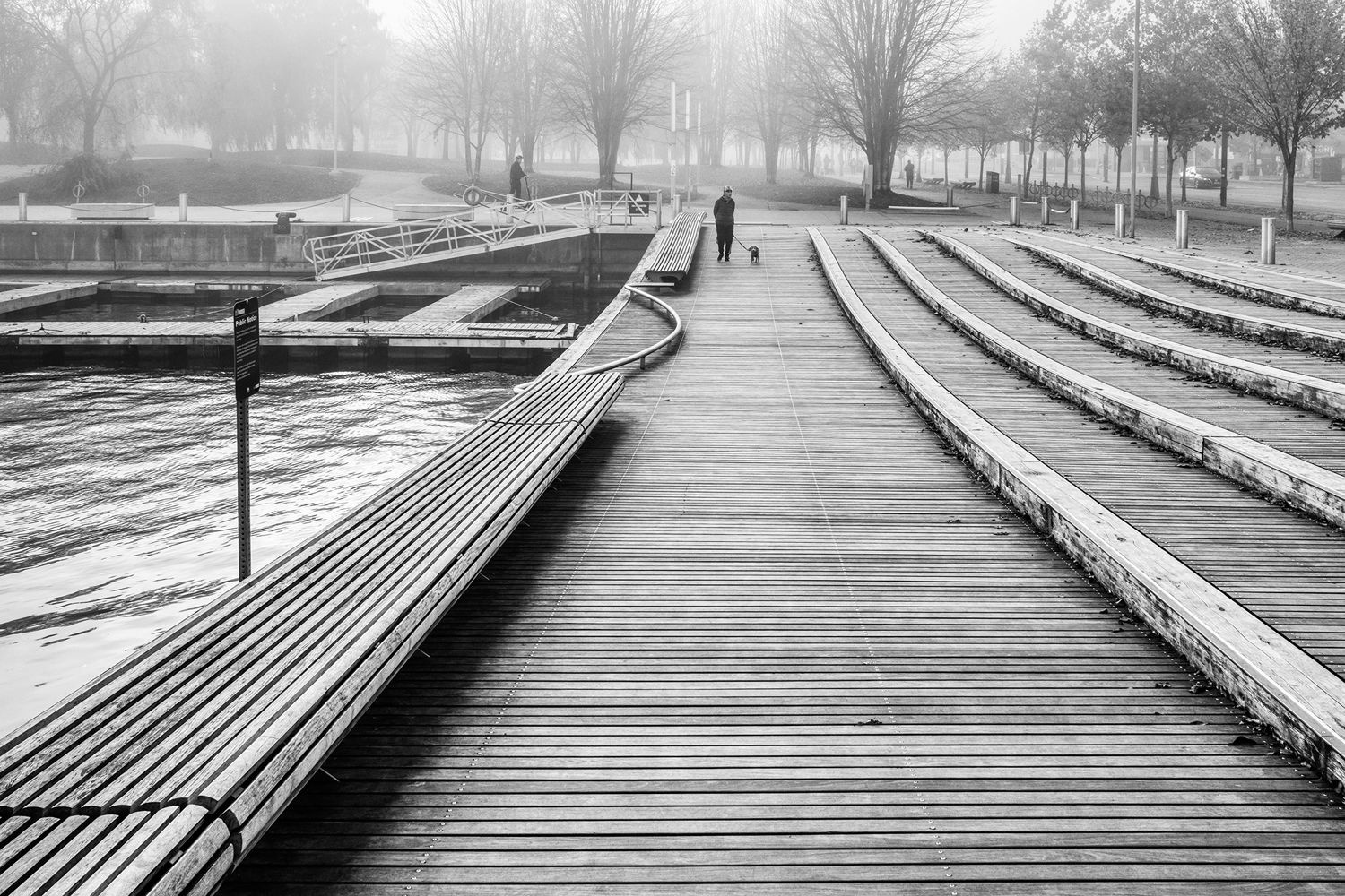 The Rees WaveDeck, one of a trio of undulating boardwalks on the south side of Queen’s Quay between Simcoe and Bathurst Street